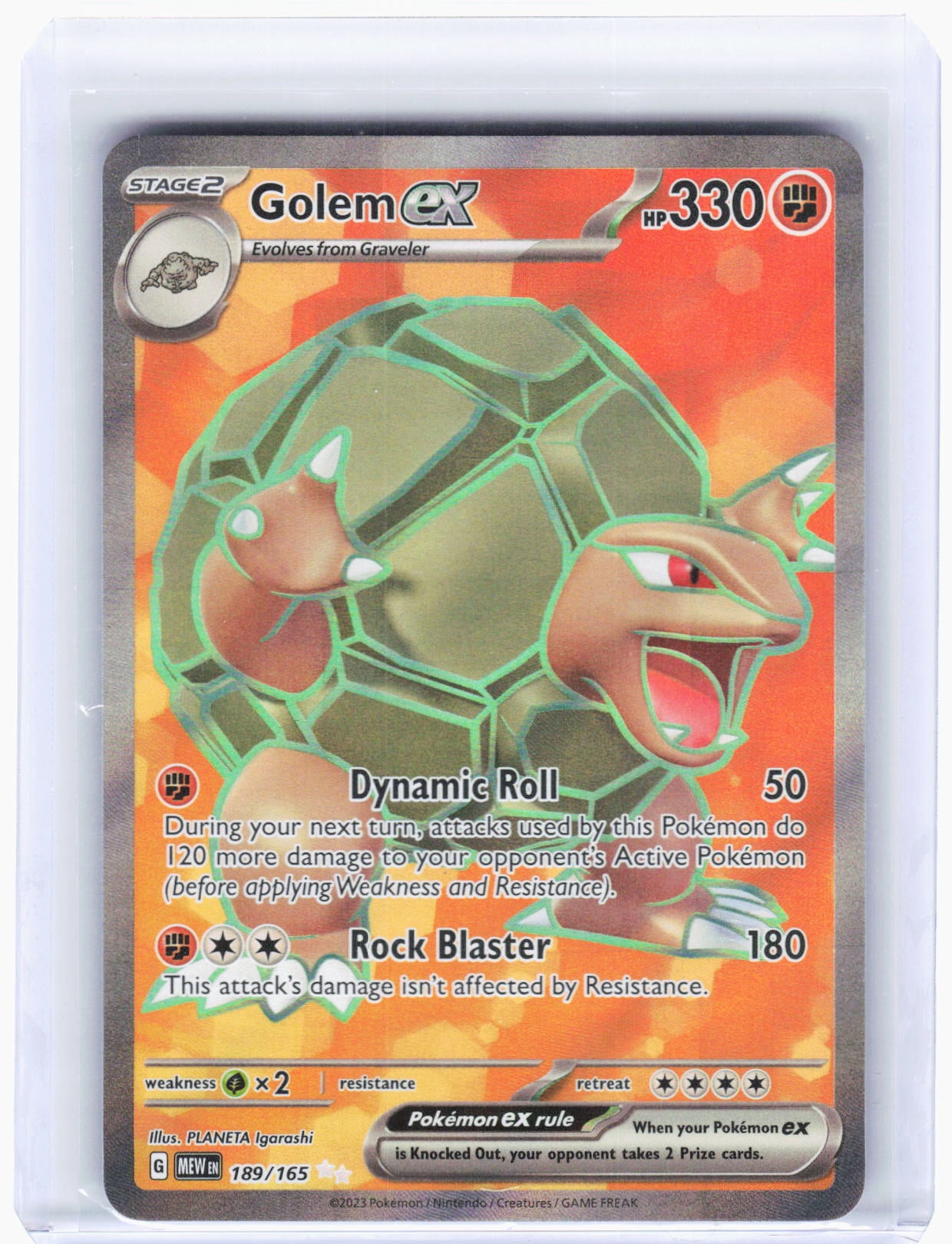 golem ex pokemon card Golem-EX
