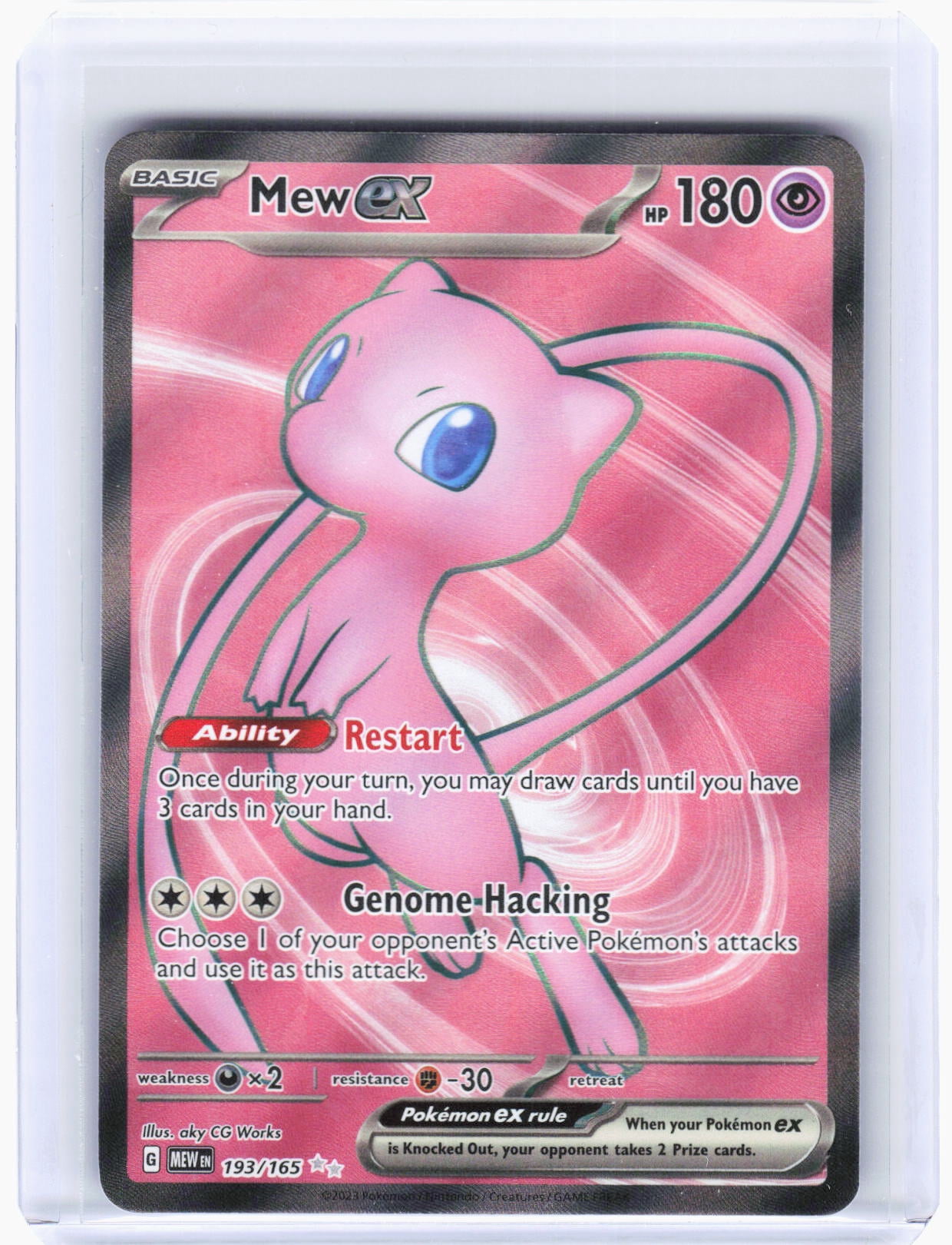 Pokemon Mew Card