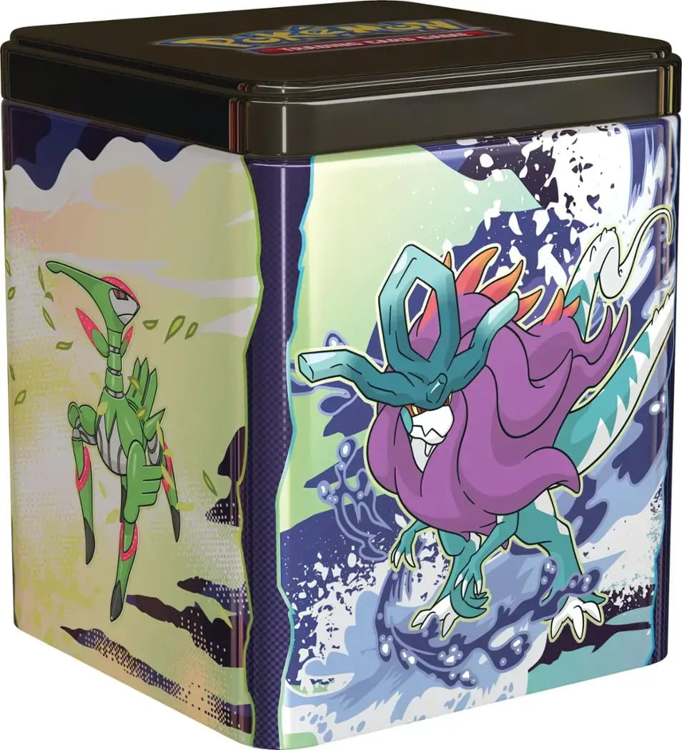 Scarlet & Violet 2025 Paradox Pokemon Stacking Tin (3 Booster Packs & 2 Sticker Sheets) - Walmart.com Scarlet & Violet 2025 Paradox Pokemon Stacking Tin (3 Booster Packs & 2 Sticker Sheets) - Walmart.com
