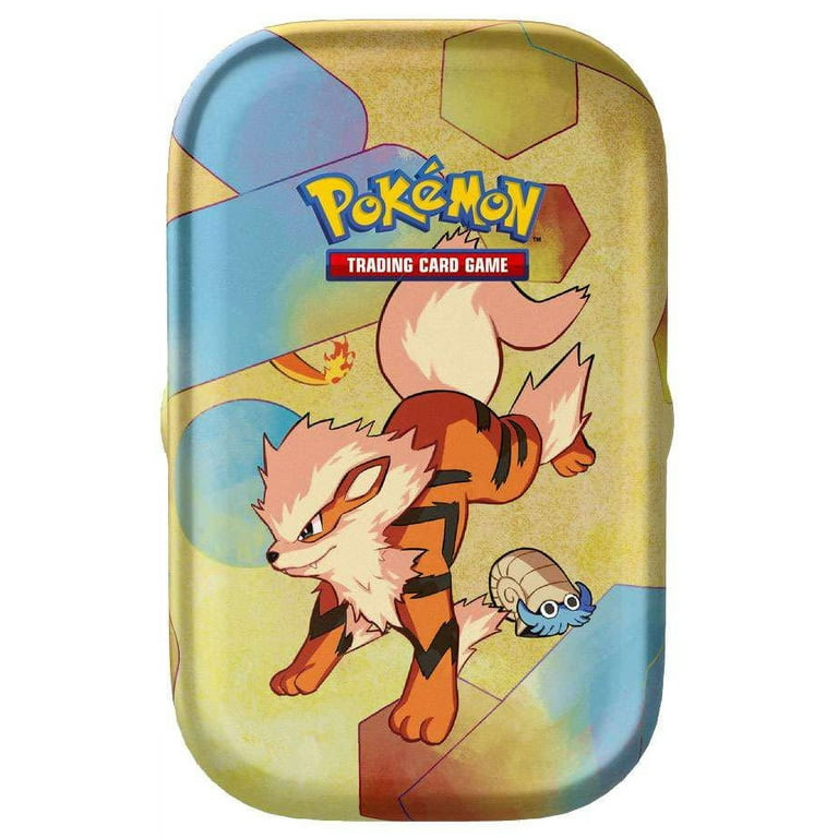 ポケモンミニ　Pokémon mini USA 英語版　パープル Scarlet & Violet Pokemon 151 Arcanine & Omanyte Mini Tin Set