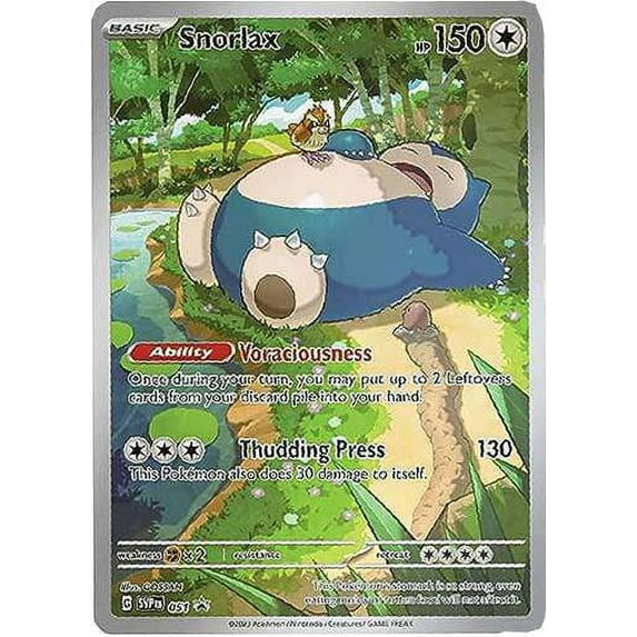Scarlet & Violet Pokemon 151 Full Art Snorlax