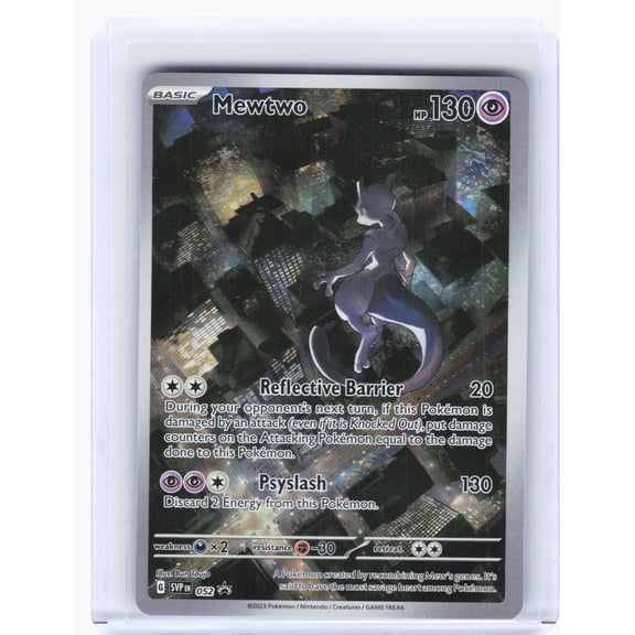 Scarlet & Violet Promo Cards Mewtwo Holo Black Star Promo [Lightly Played] #052