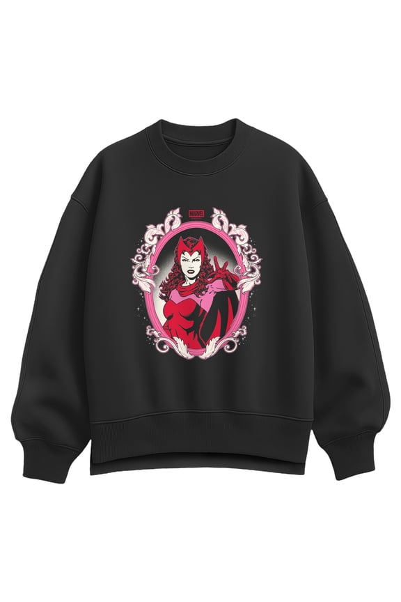 - Coquette Oversized Fleece Crew Sweatshirt