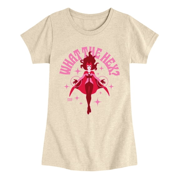 Marvel - Scarlet Witch What the Hex - Youth Girls Fitted Short Sleeve T-Shirt