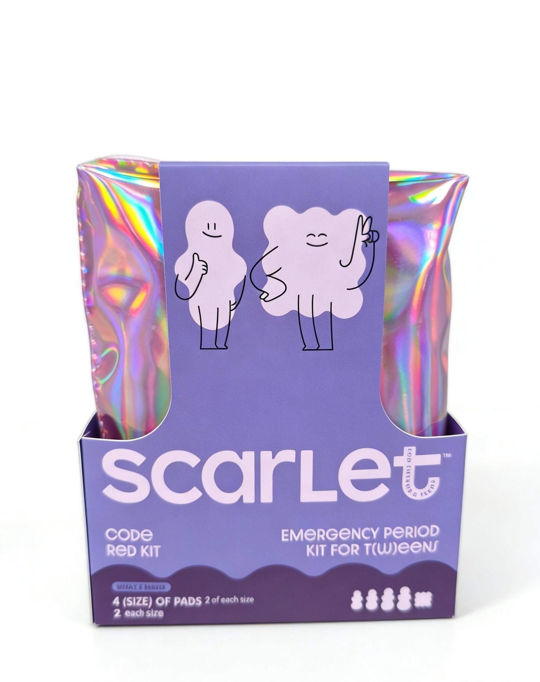 Scarlet by RedDrop Code Red Emergency Period Kit for Tweens & Teens ...