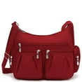 Scarleton Multi Pocket Shoulder Bag, Crossbody Bag for Women, H1407