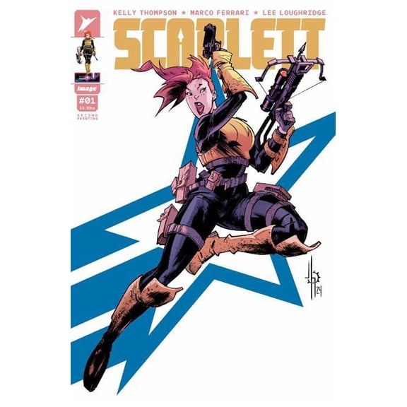 Scarlett #1 Second Printing Cvr A Jason Howard Scarlett Image Comics Comic Book