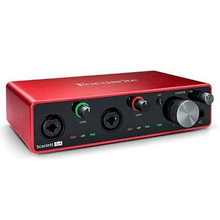 Focusrite - Scarlett 4i4 3rd Generation Audio Interface - Red