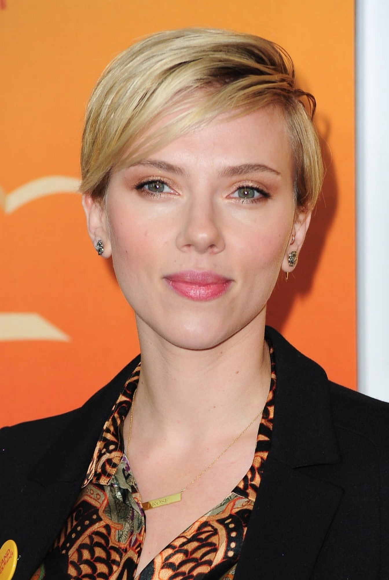 Scarlett Johansson At Arrivals For He Named Me Malala Premiere Canvas Art - (16 x 20)