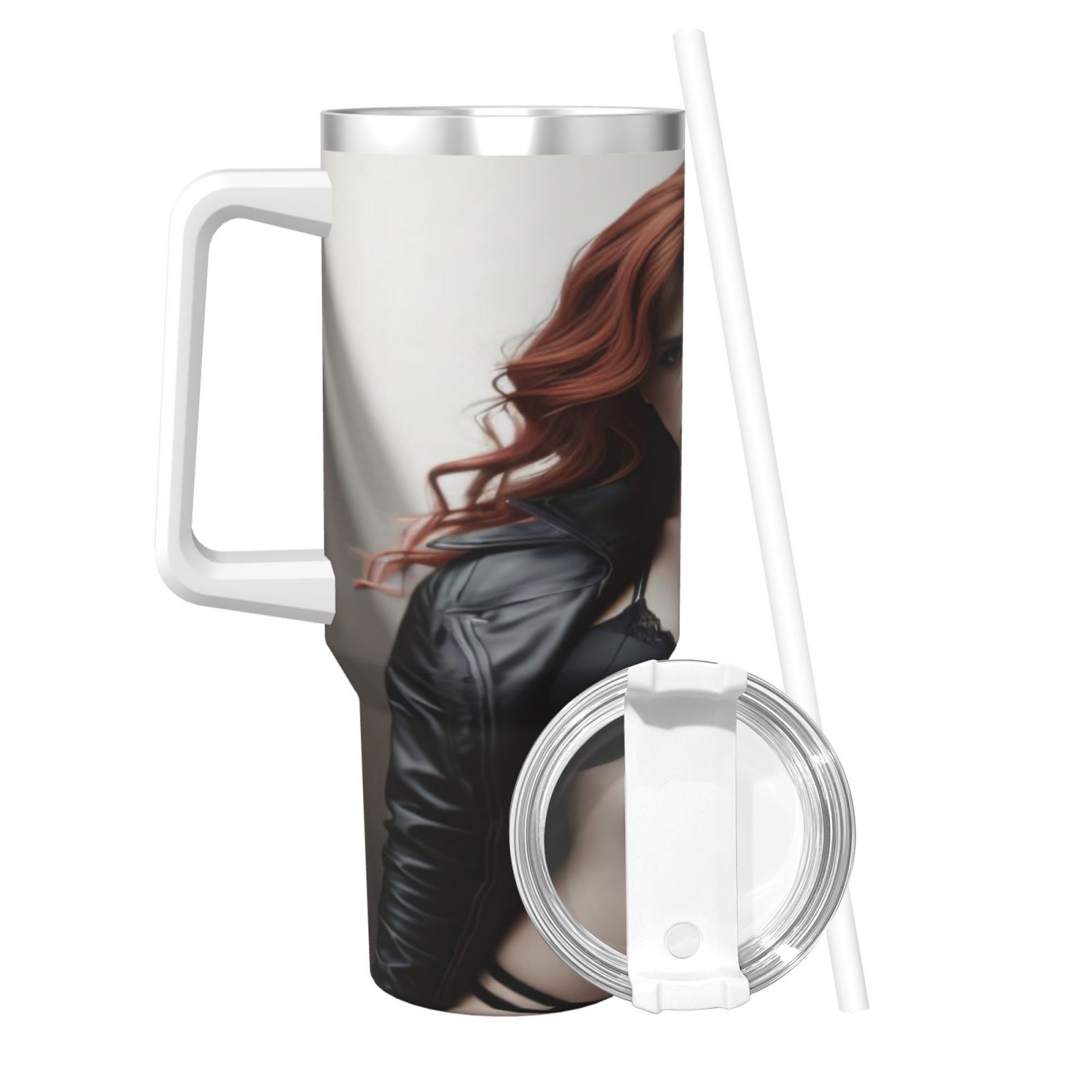 Scarlett Johansson Print Thermos Insulated Stainless Steel Hot/Cold