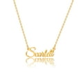 thumbnail image 1 of Scarlett Name Necklace Personalized, Gold Plated Custom Name Necklace Charm Jewelry Gift for Women, 1 of 5