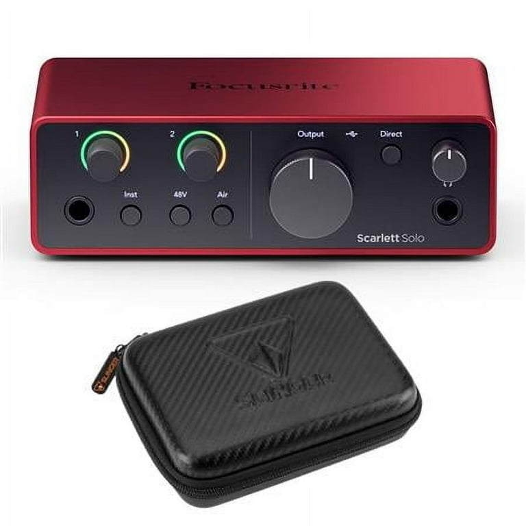 Scarlett Solo 4th Gen USB Interface with Software Suite Scarlett Solo 4th Gen USB Interface with Software Suite