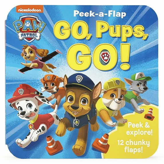 PAW Patrol Go, Pups, Go! (Board Book)