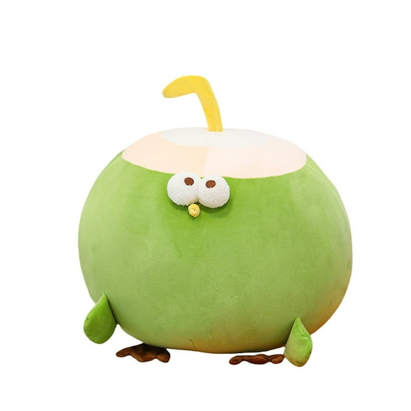 “ScarletteEmmy Funny Coconut Chicken Plush Toy Pillow, Cute Soft Stuffed Animal Doll for Home Décor & Photo Prop, Creative Novelty Gift for Friends, Office Desk, Holiday, Birthday, or Christmas”