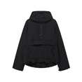 thumbnail image 1 of ScarletteEmmy Women’s Hooded Windbreaker, Lightweight Water-Resistant Half-Zip Anorak Pullover with Drawcord Hem & Zip Sleeve Pocket, Outdoor Rain Shell for Hiking/Travel, 1 of 9