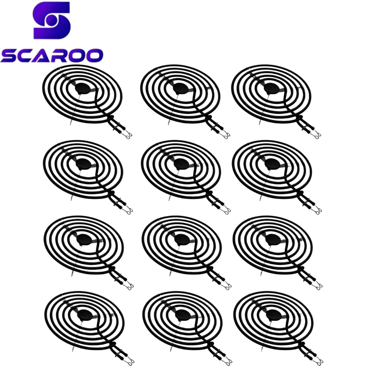 Scaro MP21YA 8" Electric Range Burner Element Unit Whirlpool 660533 12-Pack