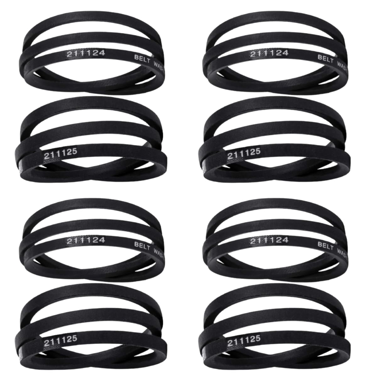 Scaroo 12112425 Washer Belt Kit Fit for Maytag 211125 & 211124 4-Pack