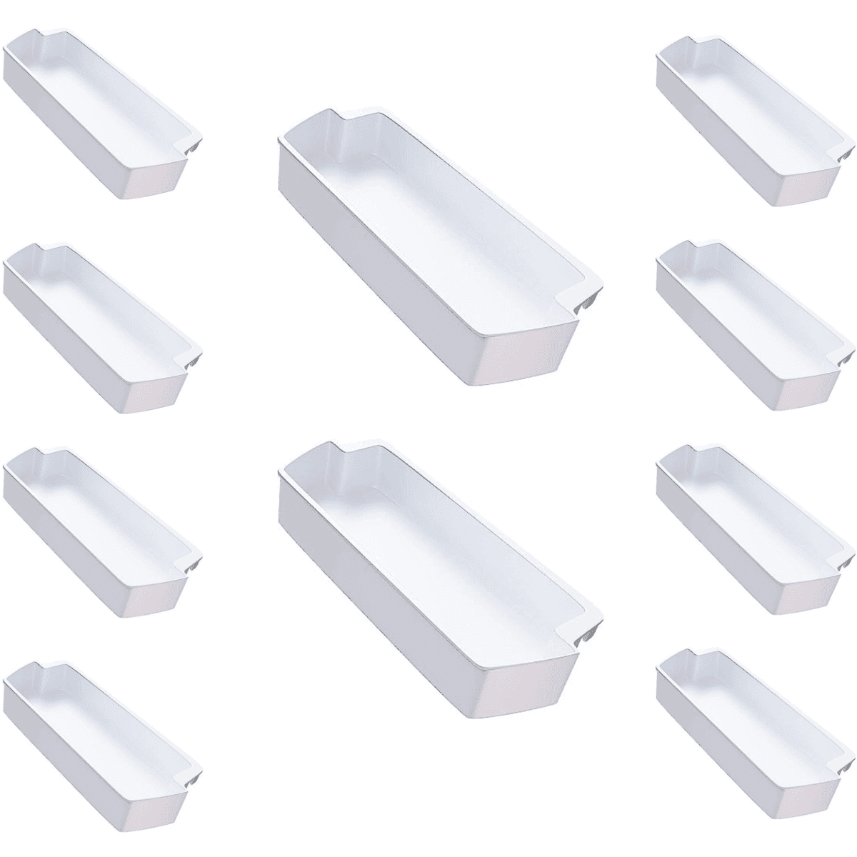 Scaroo 2187172 Door Shelf Bin Compatible with Whirlpool Replaces WP2187172 10-Pack