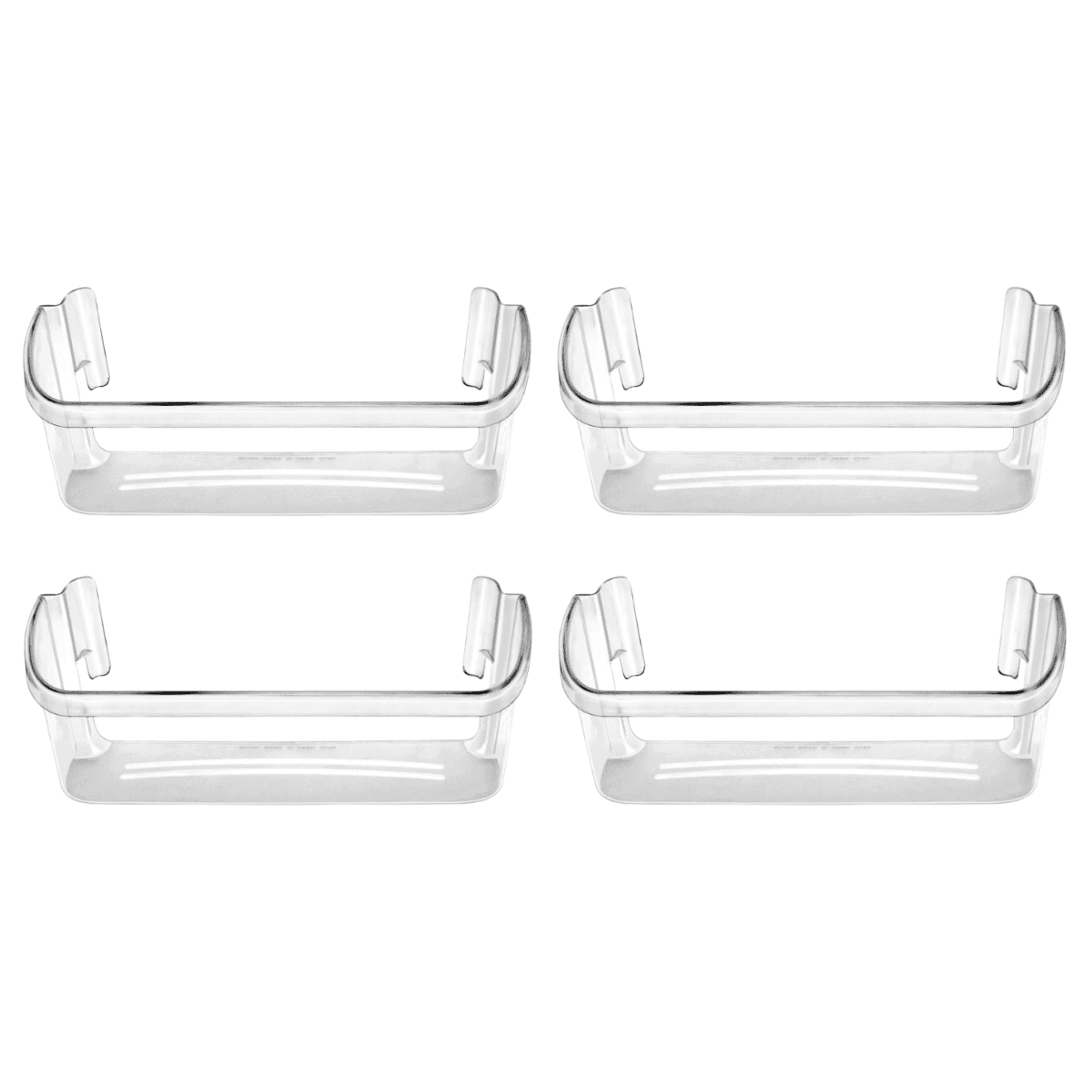 Scaroo 240323002 Refrigerator Door Bin Shelf Bucket Clear for Frigidaire 4 Pack