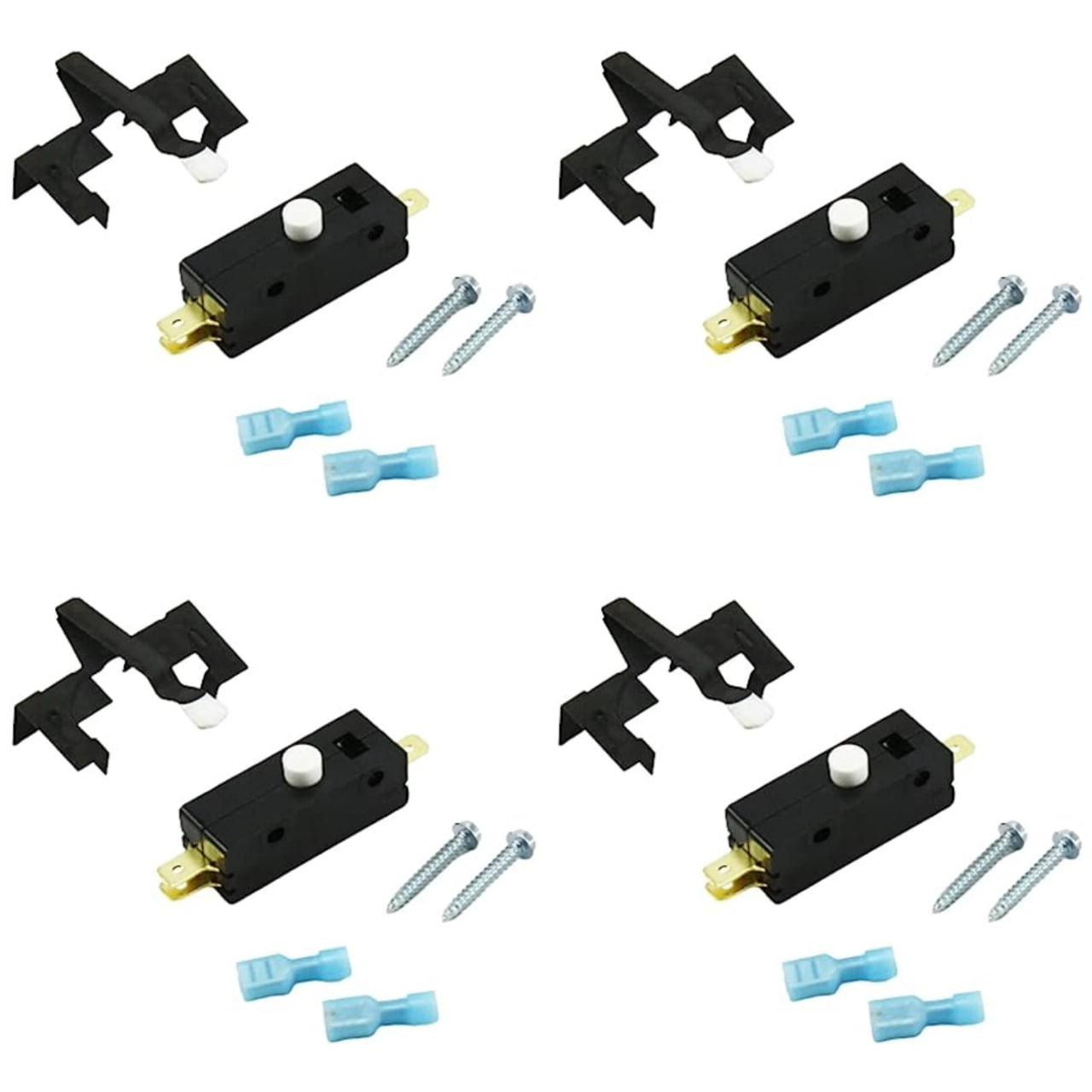 Scaroo 279347 Dryer Door Lid Switch fit for Whirlpool Replaces With W10820036 4-Pack