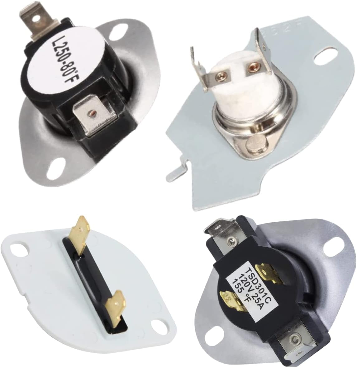 Scaroo 279769 & 3387134 & 3390719 Dryer Thermal Cut-Off Kit Cycling ...