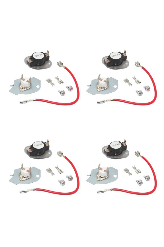 279816 Dryer Thermal Cut-off Kit Compatible with Whirlpool 279816VP 4-PACK