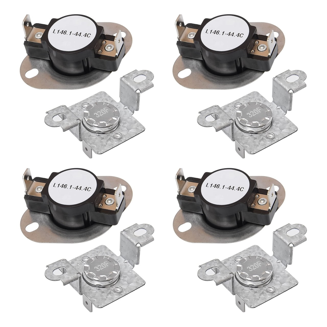 Scaroo 279973 Dryer Thermal Cut-Off Fuse Kit Compatible with Whirlpool 3404152 4-Pack