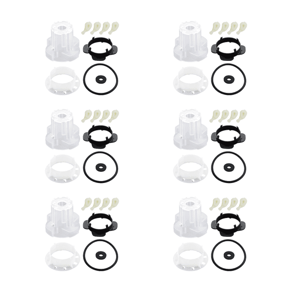 Scaroo 285811 Washer Agitator Repair Kit Compatible with Whirlpool/Kenmore 6-Pack
