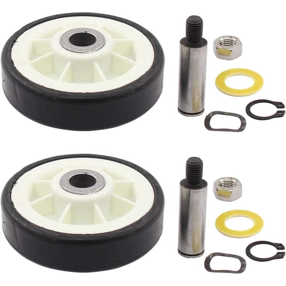 Scaroo 303373K Dryer Drum Roller Support Wheel Kit Fit For Maytag 2-PACK