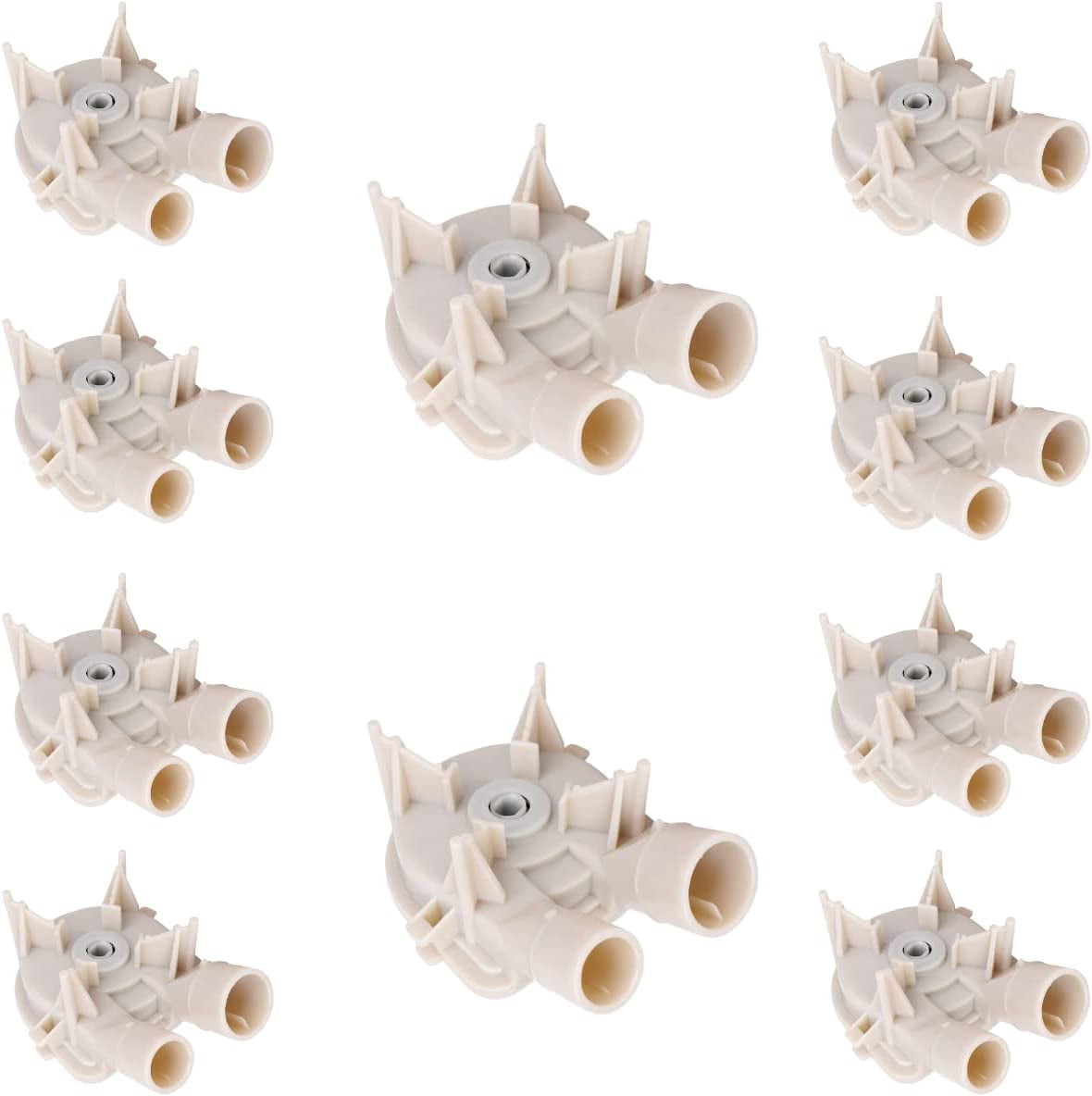Scaroo 3363394 Washing Machine Drain Pump Replace Whirlpool 3352492 10-PACK