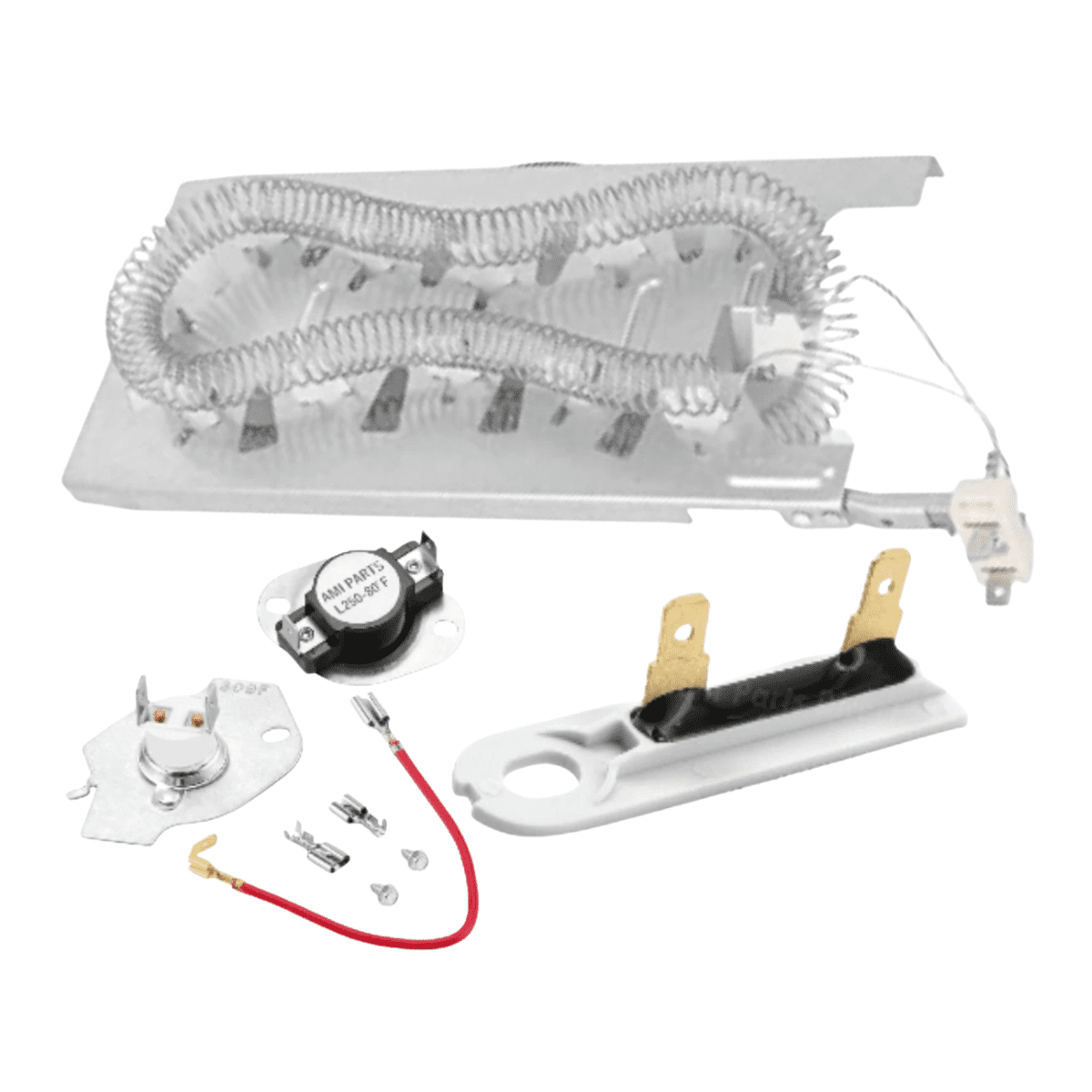 Scaroo 3387747, 279816, 3392519 Heater Element, Thermal Fuse, Thermostat Kit