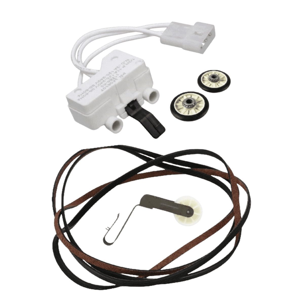 Scaroo 341241 349241T 691366 3406107 Dryer Belt Pulley switch kit for Whirlpool Kenmore