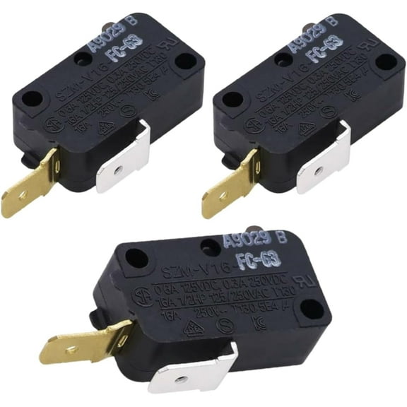 Scaroo 3B73362F Microwave Door Switch for GE SZM-V16-FD-63 3-Pack