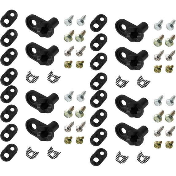 Scaroo 4318165 Refrigerator Door Closer Cam Kit Replacement Kenmore 4-Pack