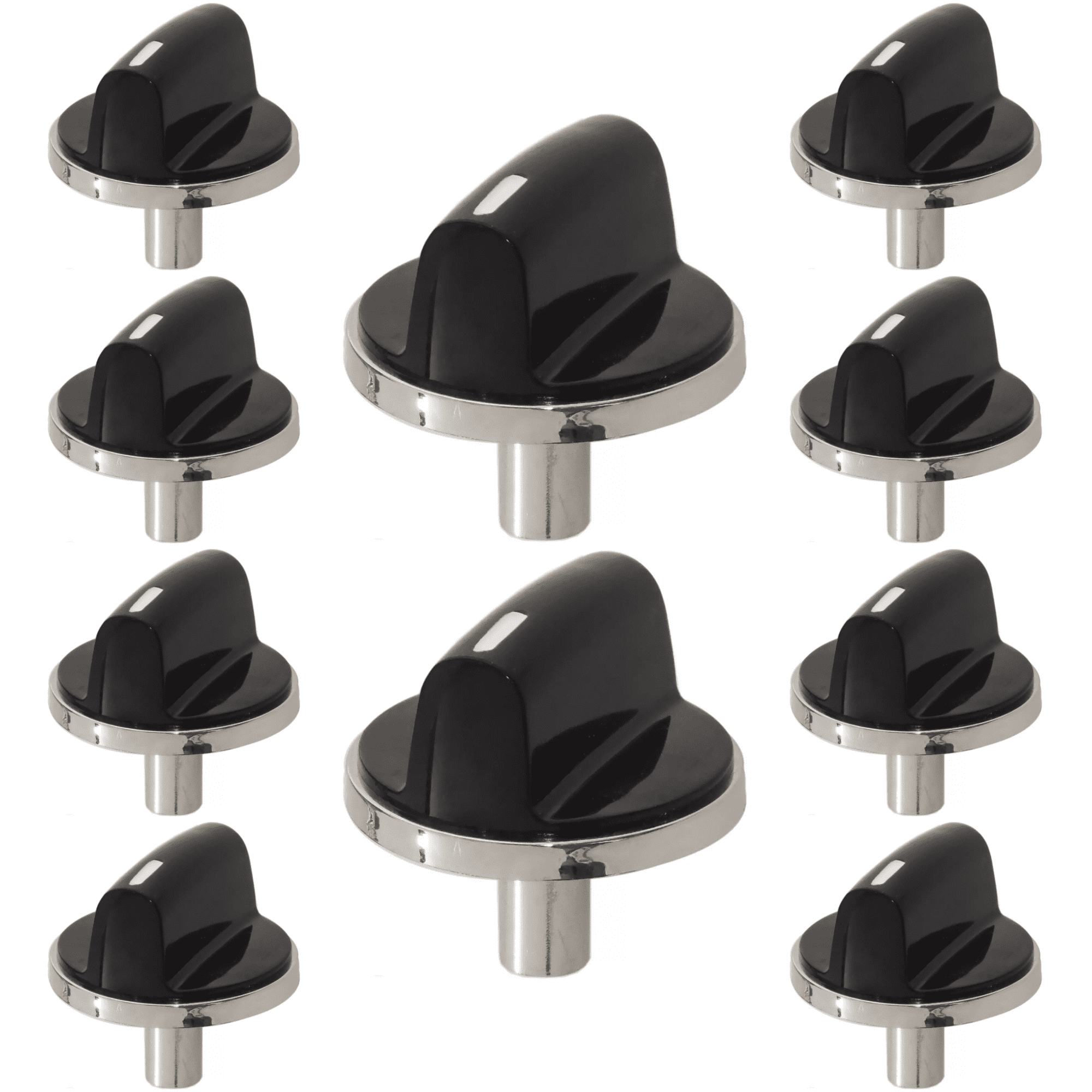 Scaroo 650847 Cooktop Burner Knob Compatible with Bosch 10-Pack
