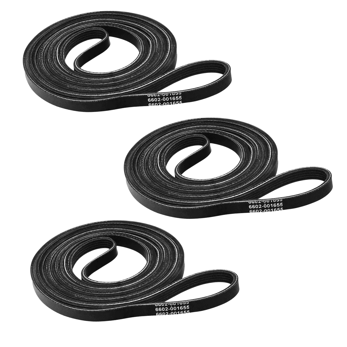 Scaroo 6602-001655 Dryer Belt Compatible with Samsung AP4373659 3-PACK