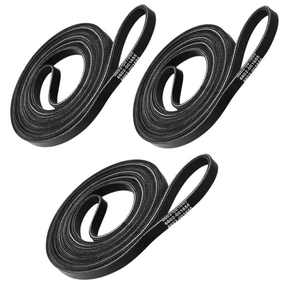 Scaroo 6602-001655 Dryer Drum Belt for Samsung AP4373659 (3-Pack)