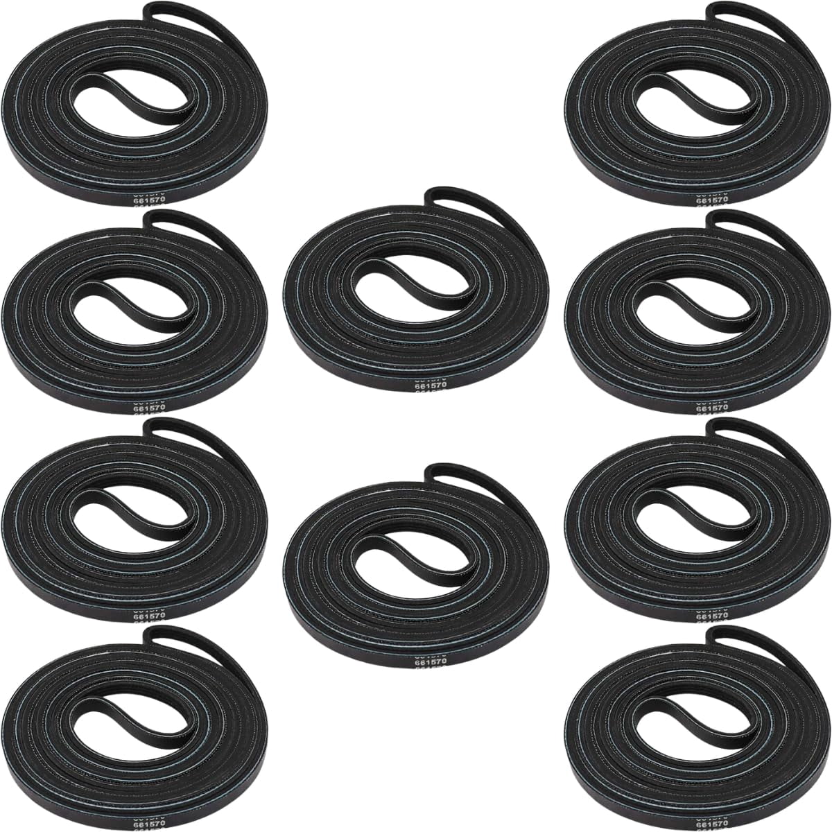 Scaroo 661570 Dryer Belt Fit Whirlpool Kenmore 40111201 AP5983729 10-Pack