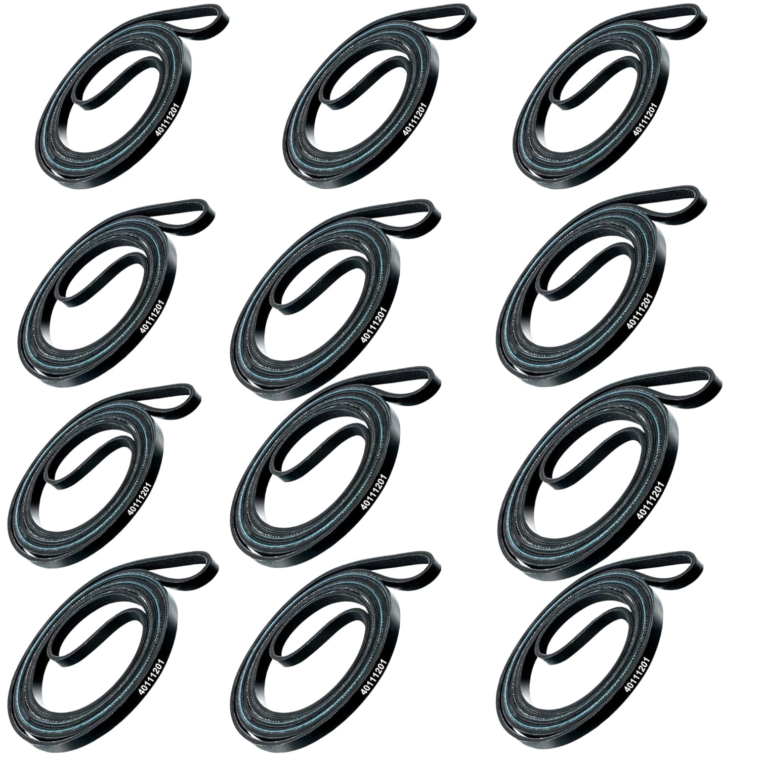 Scaroo 661570 Dryer Belt Fits Whirlpool, Kenmore 40111201 (12-Pack)