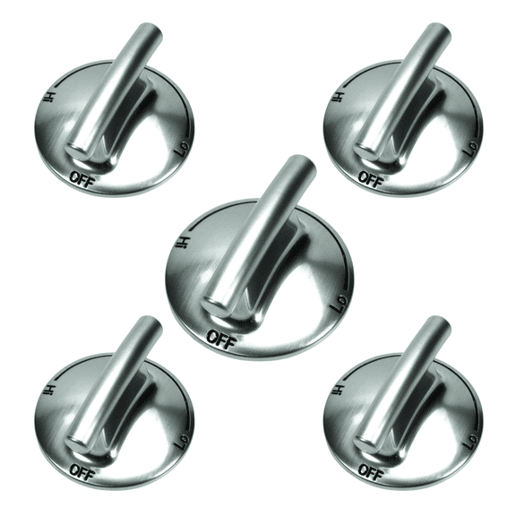 Scaroo 74007733 Burner knobs Compatible with Jenn Air Stove WP7733P410-60 5-Pack