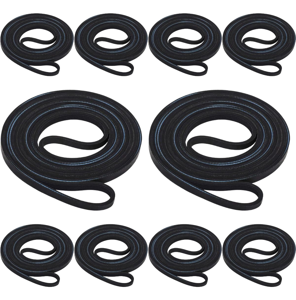 Scaroo 8066065 Dryer Drum Belt Fit For Whirlpool Replace With 341241 10-Pack