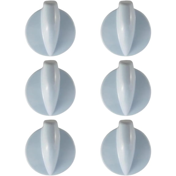 Scaroo 8181881 Control Knob (Blue) for Washer/Dryer 6-Pack