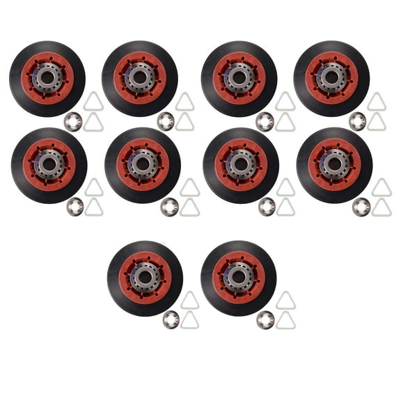 Scaroo 8536974 Dryer Roller for Whirlpool WPW10314173, AP6019303, PS11752609 10-PACK