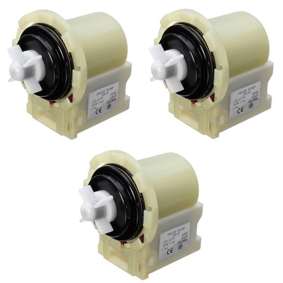 Scaroo 8540024 Washer Drain Pump Compatible with Whirlpool W10117829 PS11757304 3-Pack