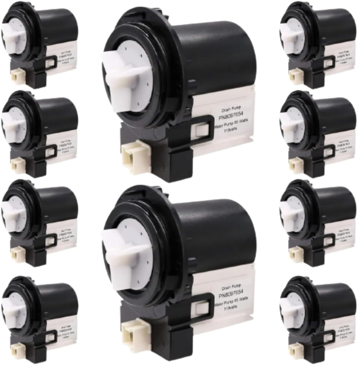Scaroo DC31-00054A Washer Drain Pump Compatible with Samsung 1534541 10-Pack