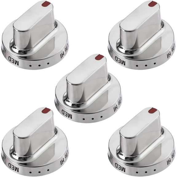 Scaroo DG64-00347A Stove knobs Compatible with Samsung FX710BGS 5-PACK