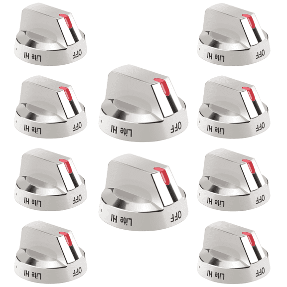 Scaroo DG64-00473A Range Burner Dial Knob Stove Knob 10-Pack
