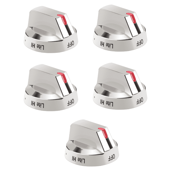 Scaroo DG64-00473A Range Burner Dial Knob Stove Knob 5-Pack