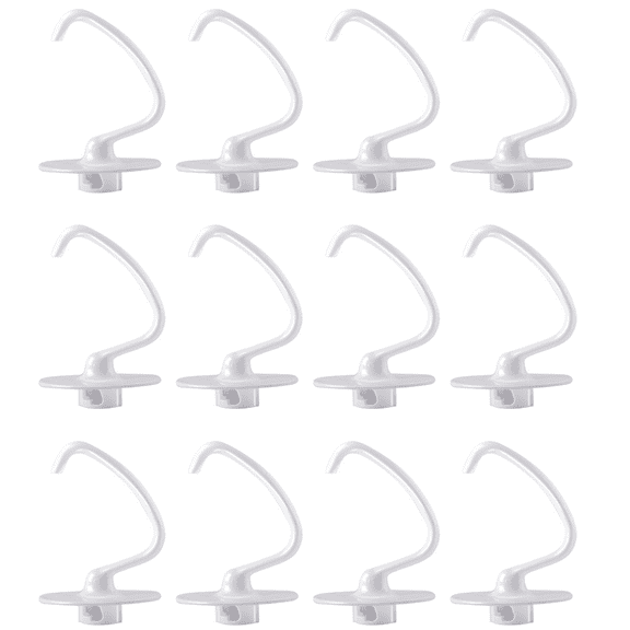 Scaroo K45DH Stand Mixer Coated 4.5 QT Dough Hook for KitchenAid KSM110 12-PACK