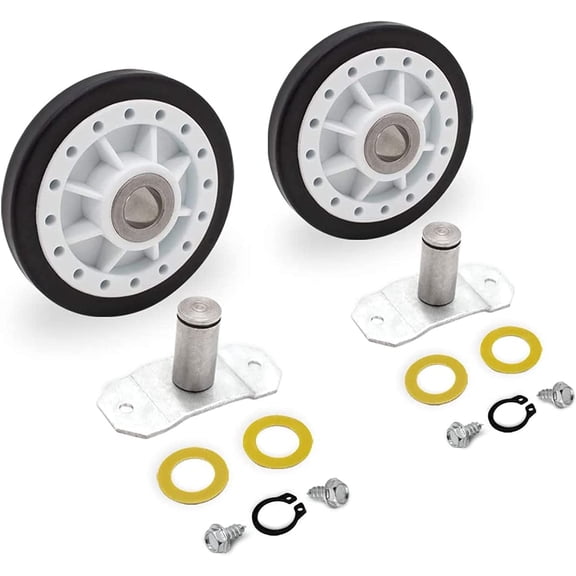Scaroo LA-1008 Dryer Rear Drum Roller Kit Compatible Whirlpool 53-0312N